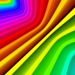 3d Rendering Colorful Abstract Lines For Background Stock Photo