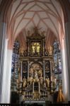 Interior View Of The Collegiate Church Of St Michael In Mondsee Stock Photo