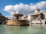 View Of Trafalgar Square Stock Photo