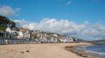 View Of The Beach At Lyme Regis Stock Photo