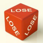 Lose Dice Stock Photo