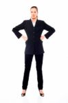 Businesswoman Standing Stock Photo