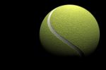 3d Tennisball Isolated On Background Stock Photo