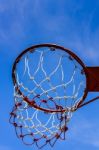 Basketball Hoop Stock Photo