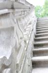 Old Mediterranean Staircase Stock Photo