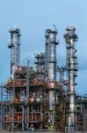 Chemical Plant Structure Stock Photo