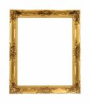 Gold Picture Frame Stock Photo