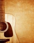 Acoustic Guitar Stock Photo