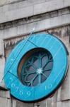 Sundial Attached To Westminster Abbey Stock Photo