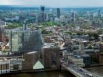 View Of London Bridge And Buildings On The Southbank Of The Tham Stock Photo