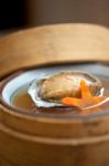 Japanese Style Abalone Soup Stock Photo