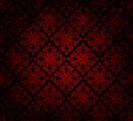 Red Art Pattern Vintage Style Stock Photo