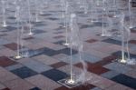 Fountain On Southend Seafront Stock Photo