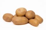 Potatoes Isolated On A White Background Stock Photo