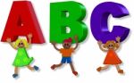 Abc Kids Stock Photo