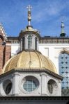 Wawel Cathedral In Krakow Poland Stock Photo