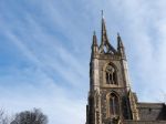 Faversham, Kent/uk - March 29 : View Of St Mary Of Charity Churc Stock Photo