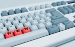 Keyboard Whith Www Stock Photo