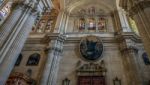 Interior View Of The Cathedral Of The Incarnation In Malaga Stock Photo