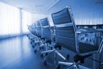 Chairs in conference Room Stock Photo