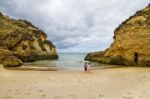 Wonderfull Portuguese Beach Stock Photo