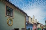 Golden Lane In Prague Stock Photo