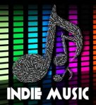 Indie Music Means Sound Track And Audio Stock Photo