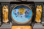 Astronomical Clock In Cathedral Of St Jean In Besancon France Stock Photo