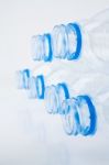 Plastic Water Bottles Stock Photo