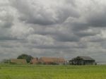 Landscape With Farm Stock Photo