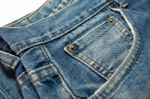 Blue Jean Denim Texture Background Stock Photo