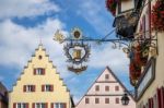 Marien-apotheke Hanging Sign In Rothenburg Stock Photo