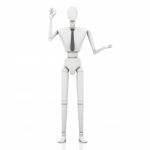 3d Rendering Figure Okay Gesture Stock Photo