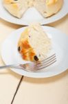 Blueberry Bread Cake Dessert Stock Photo