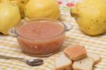 Traditional Quince Jam Stock Photo