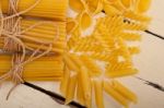 Bunch Of Italian Pasta Type Stock Photo