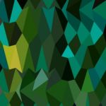 Brunswick Green Abstract Low Polygon Background Stock Photo