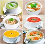 Vegetable Soup Stock Photo