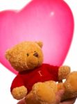 Teddy Bear Gift Stock Photo