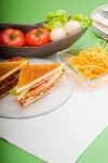 Club Sandwich Stock Photo