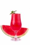 Watermelon Juice Stock Photo