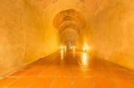 Thailand Temple, Historical Buddhist Temple In Cave Mountain Stock Photo