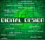 Digital Design Represents High Tec And Computing Stock Photo