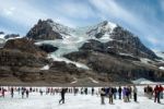 Athabasca Glacier In Jasper National Park Alberta Canada Stock Photo