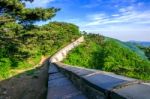 Namhansanseong Fortress In South Korea, Unesco World Heritage Site Stock Photo