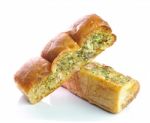 Garlic And Herb Bread Stock Photo