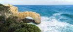 The Arch At Port Campbell National Park Stock Photo