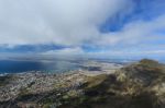 Cape Town View From Table Mountain Stock Photo