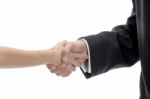 Business Shake Hands Stock Photo