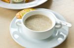 Mushroom Soup Stock Photo